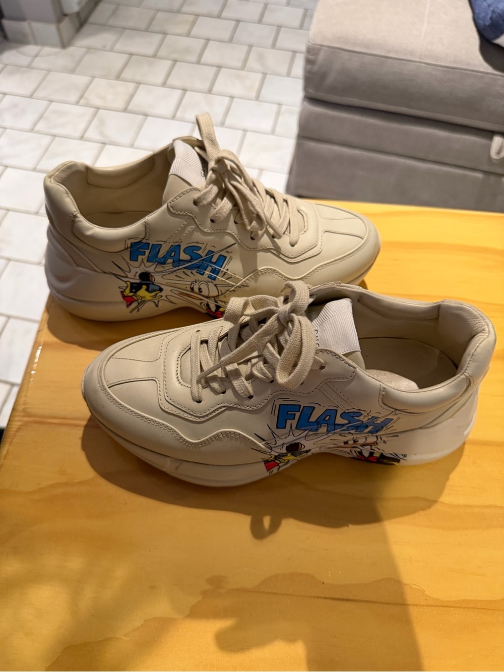 Gucci Disney x Rhyton Women’s Sneakers - Picture 7 of 10
